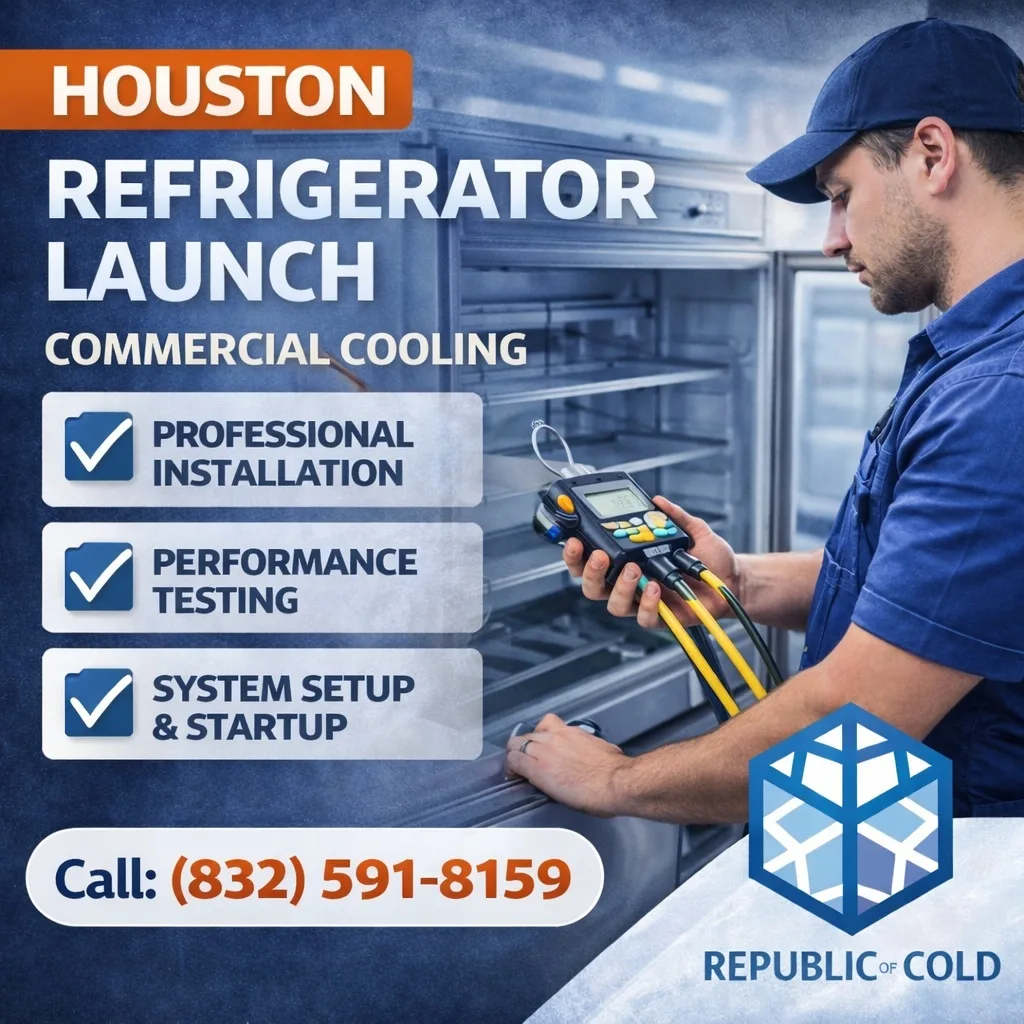 Houston Refrigerator Launch | Commercial Cooling