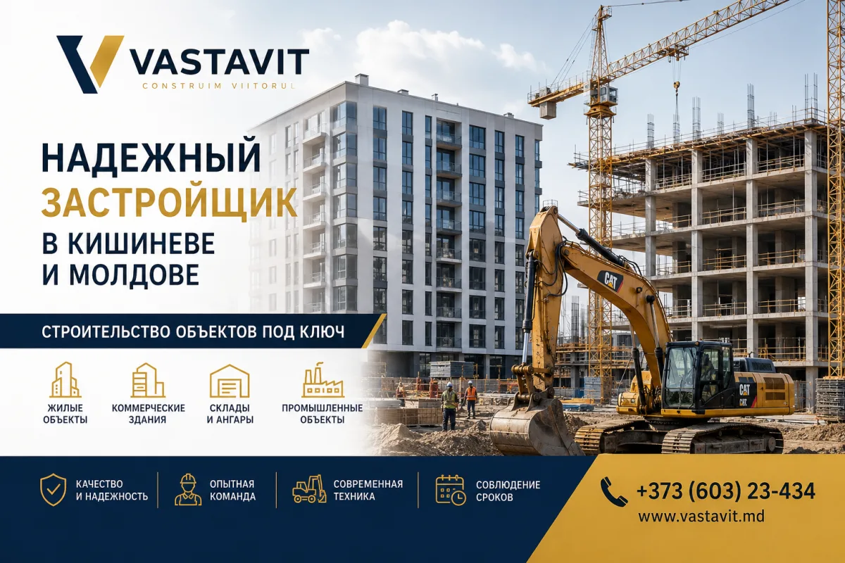 Строительство логистических центров Кишинев ⭐️ Vastavit
