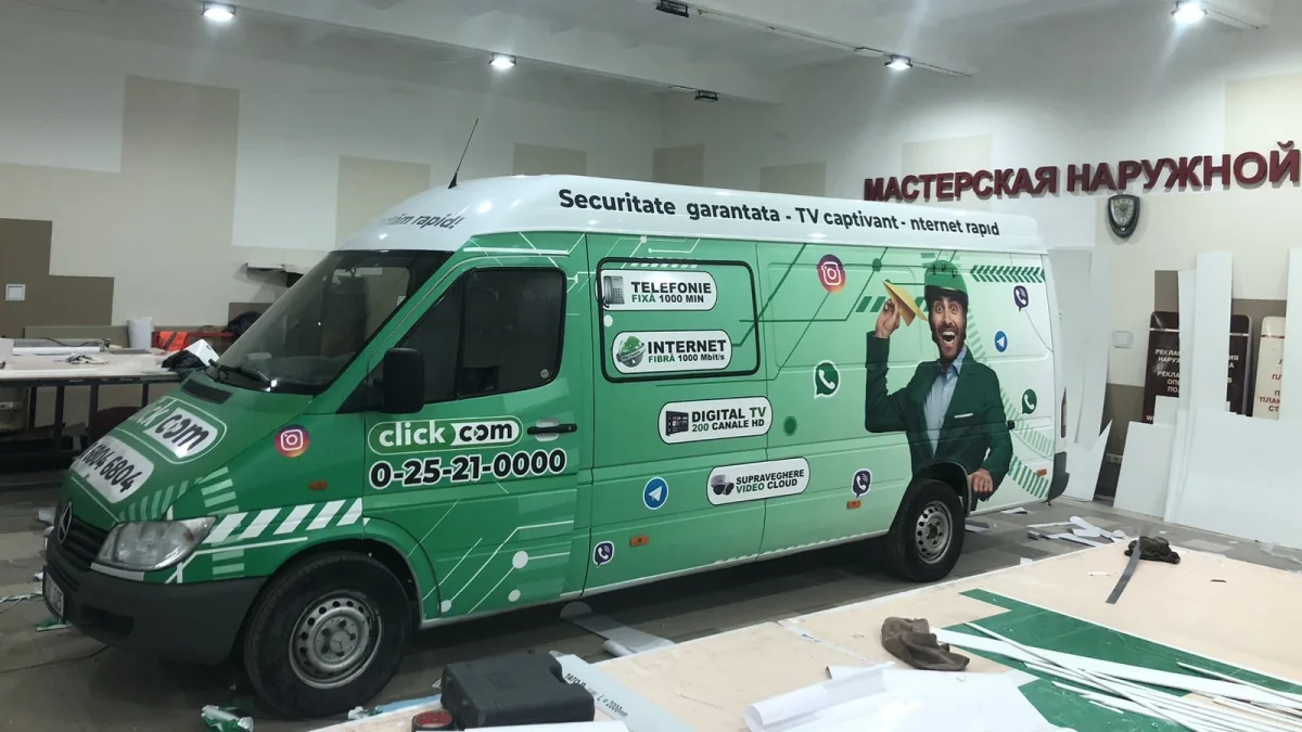 Авто Брендирование Кишинев - реклама на транспорте в Молдове.