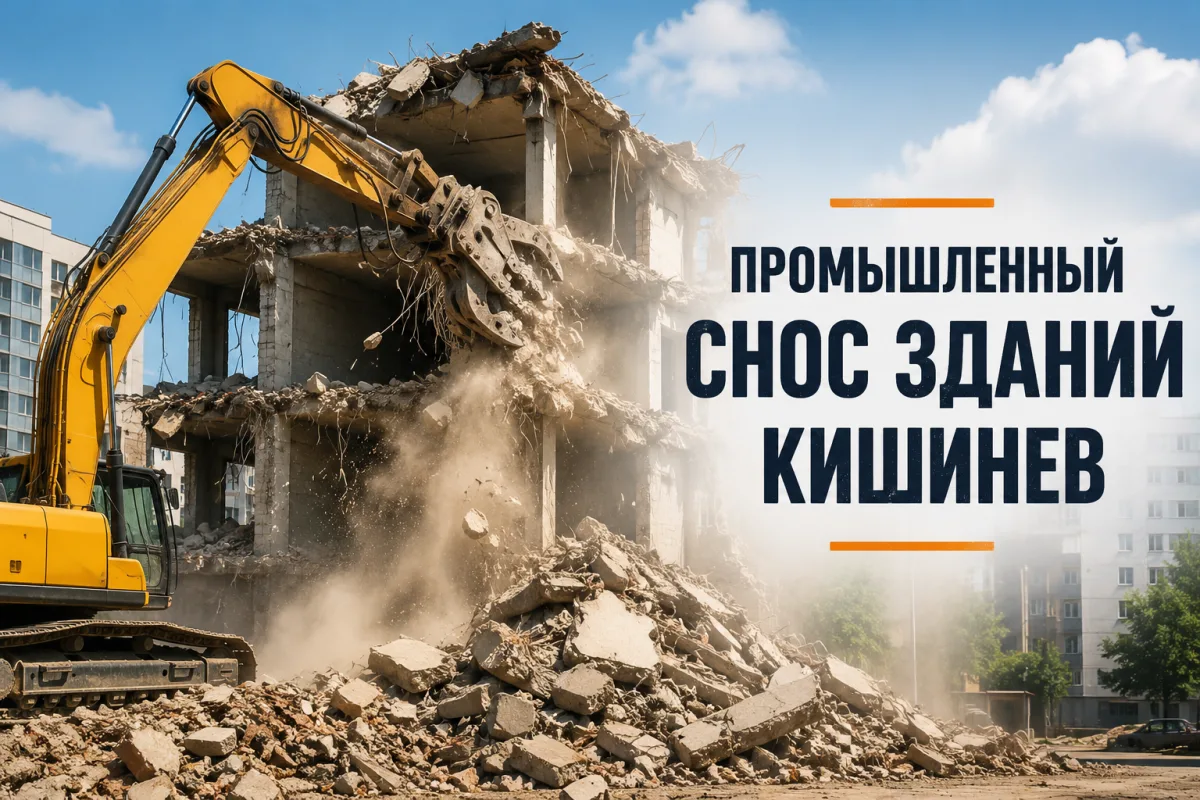 Промышленный Снос зданий Кишинев