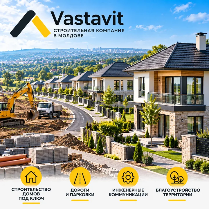 Строительство коттеджного поселка в Молдове под ключ | Vastavit